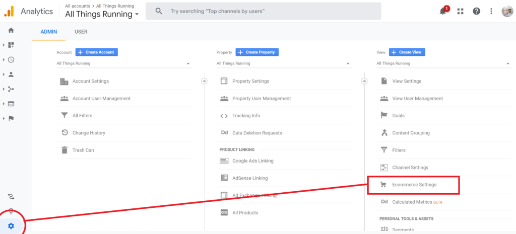 Google Analytics E-commerce Tracking Setup
