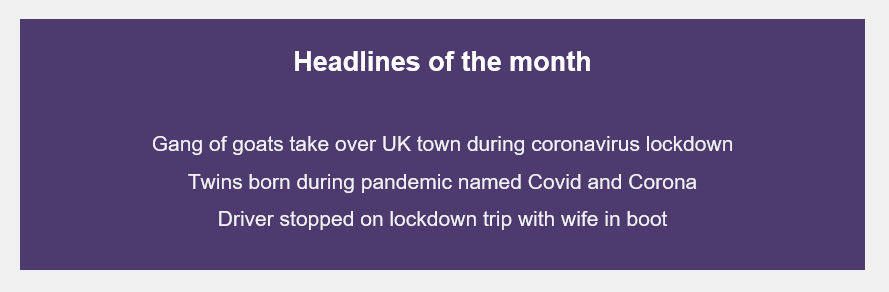Headlines of the Month from Capital B Media