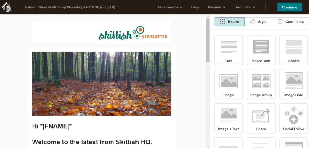 MailChimp - free email marketing software