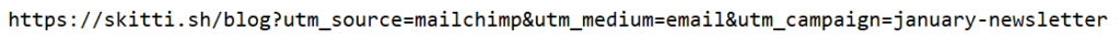 UTM tracking code