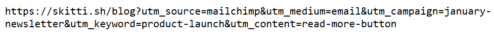 UTM tracking code details