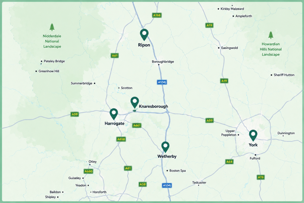 North Yorkshire Map